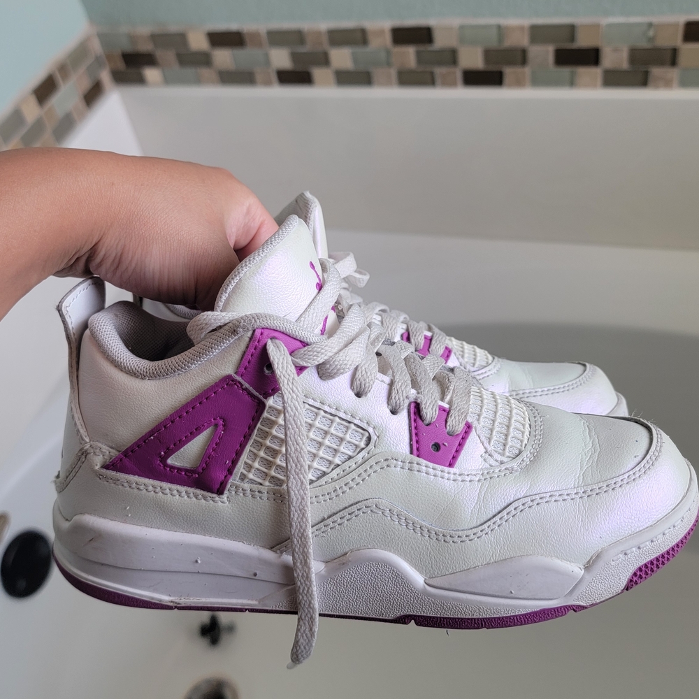 Nike Kids Sneakers White and Purple